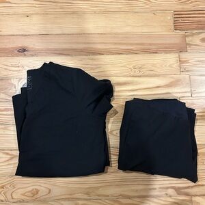 Small Figs Black Maternity Set